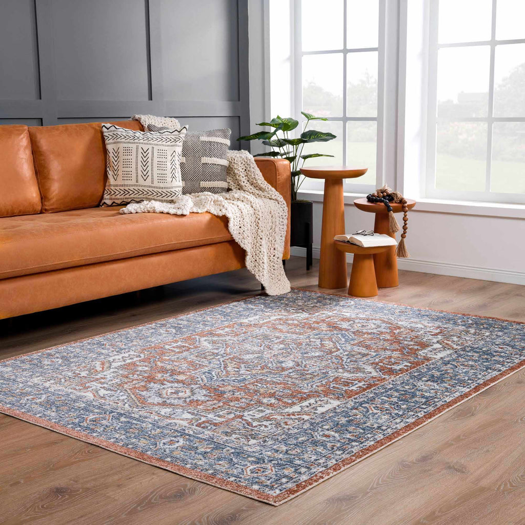 Ember Washable Area Rug