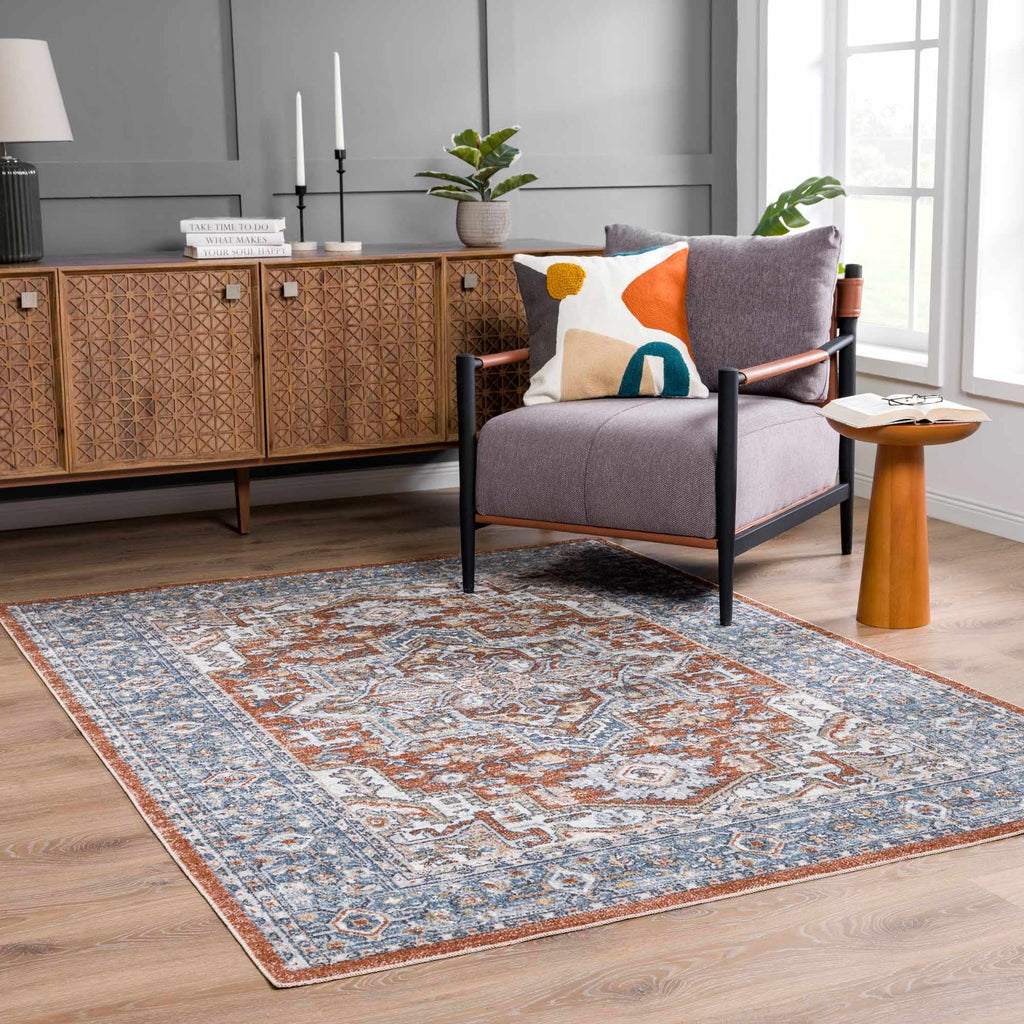 Ember Washable Area Rug