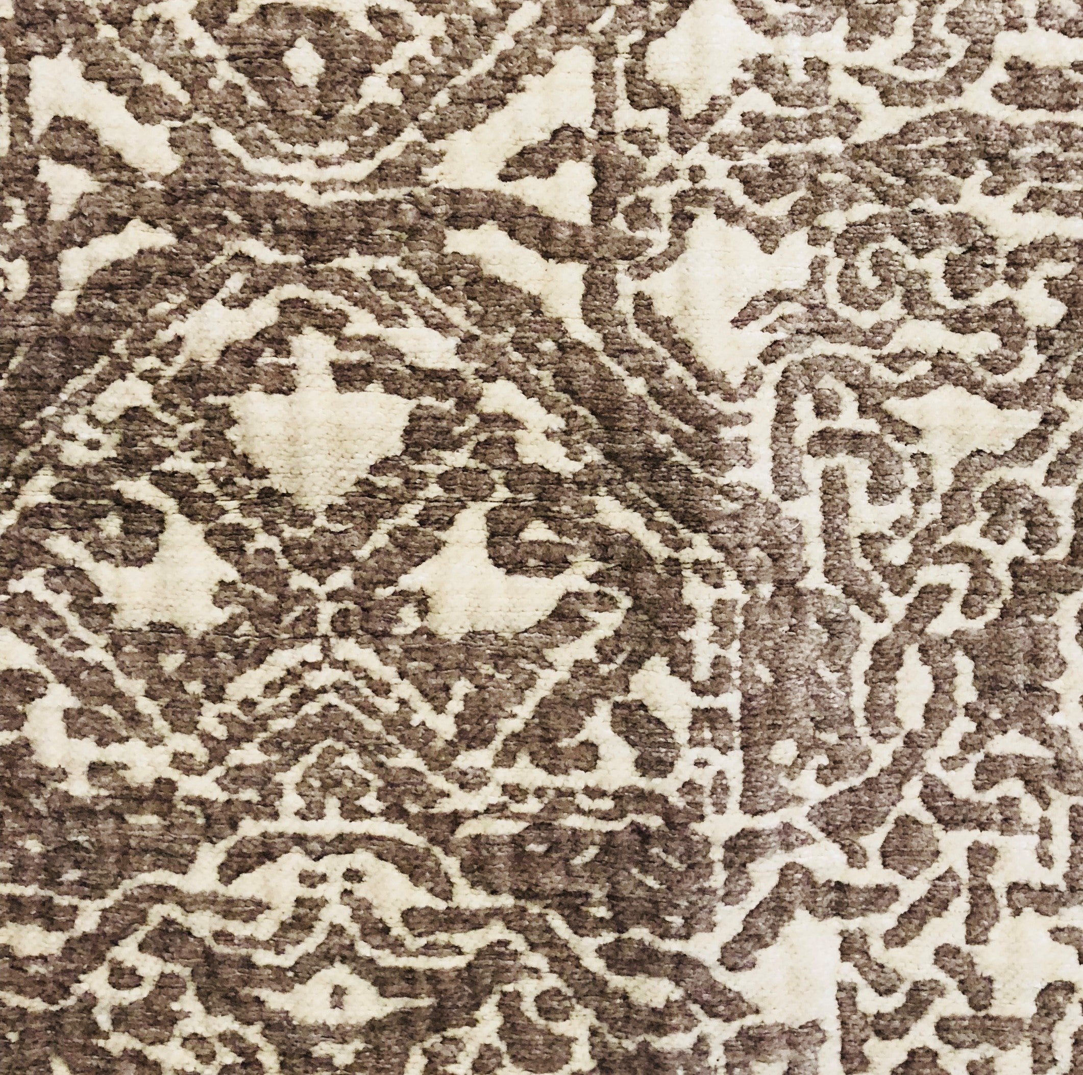 Dusky Cosmo Textured Luxury Throw Pillow Sangria Tulsi