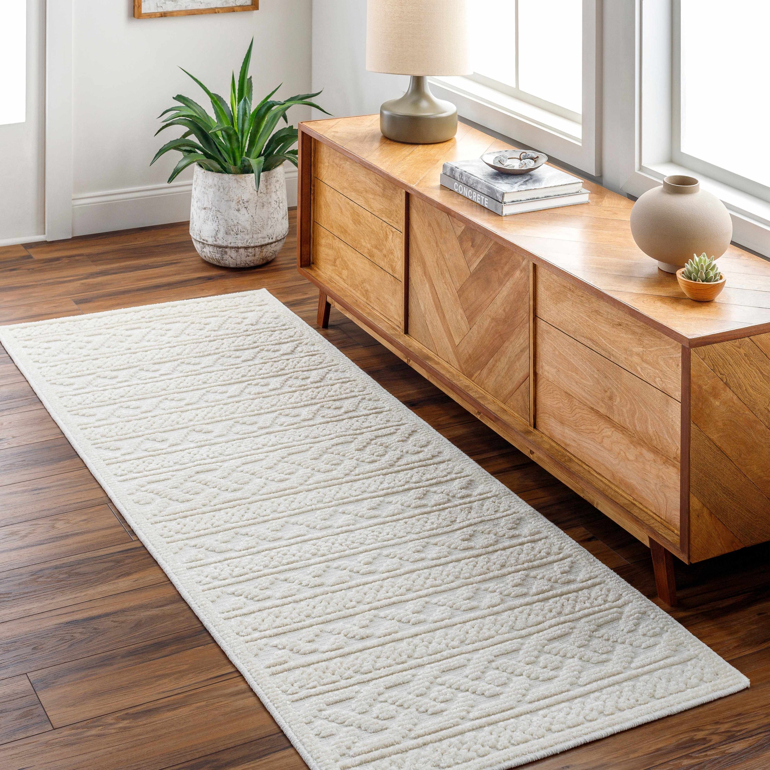 Fadey Washable Area Rug Champagne Themis