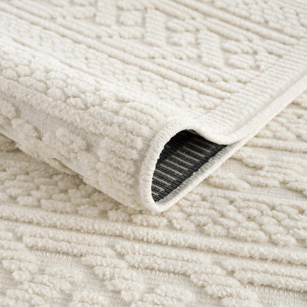 Fadey Washable Area Rug Champagne Themis