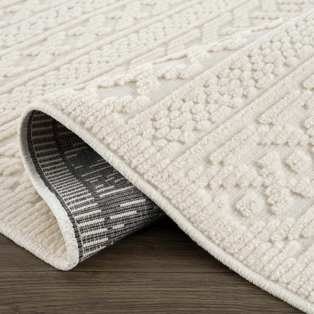 Fadey Washable Area Rug Champagne Themis